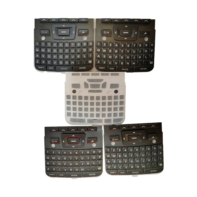 Wholesale Blank Keypad Flexible Telephone Rubber Silicone Square Shaped P+R Mobile Phone Big Keypad
