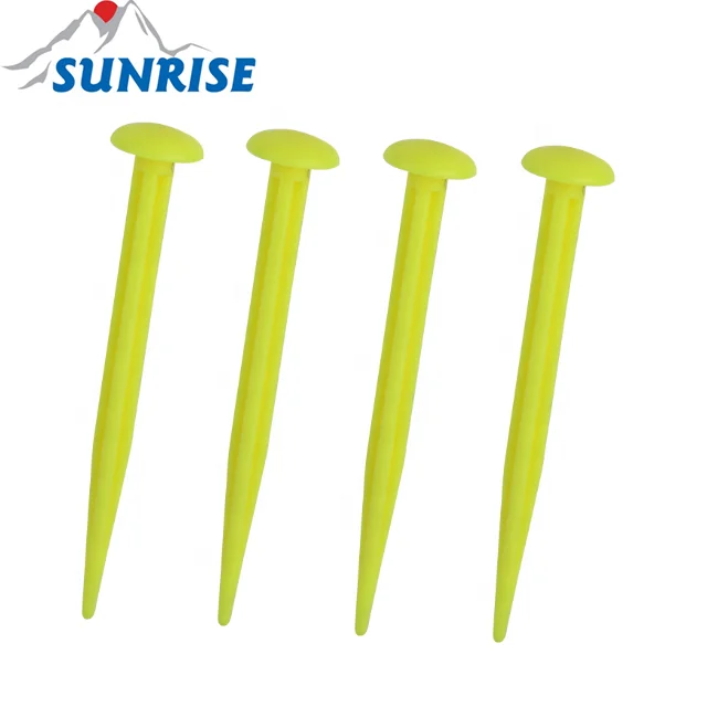 Ultra-Light High Quality PP Plastic Tent Peg 57284# for Outdoor Camping Garden Accessories with Weighted Capacity