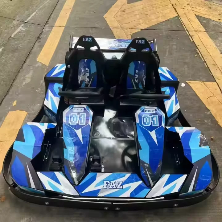 2024 EGS 700W Hub Motor 24V 20AH Lead Battery Electric 2 Seater Children Electric Go Kart for Adult Best Christmas Gift Hot Sale