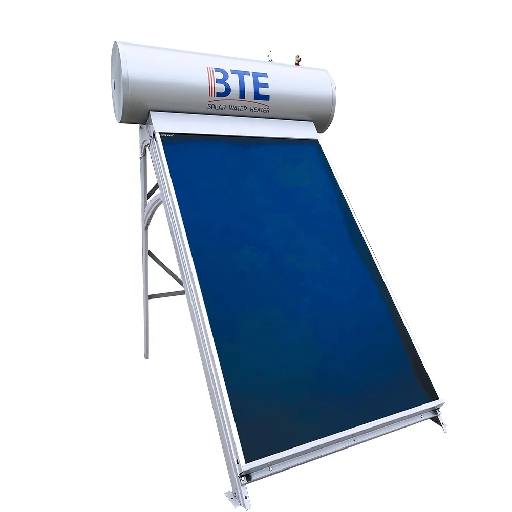 BTE New 100 Lite-300 Lite High Pressurized Flat Plate Solar Panel Water Heater