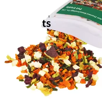 Factory Direct Sales Healthy Green FD Vegetable Treats Green Cabbage Purple Sweet Potato Pumpkin Granules Dehydrated Pet Treats