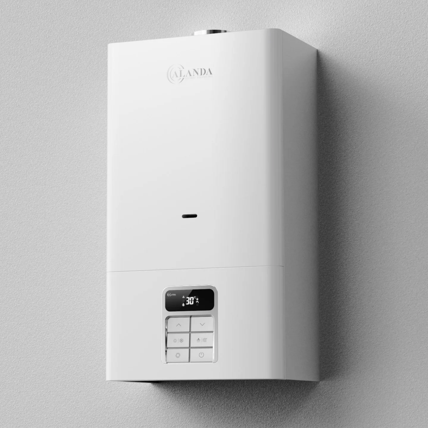 Wall Mounted Gas Boiler 2 Heat Exchangers 20KW 24KW Combi Gas Mini Boiler