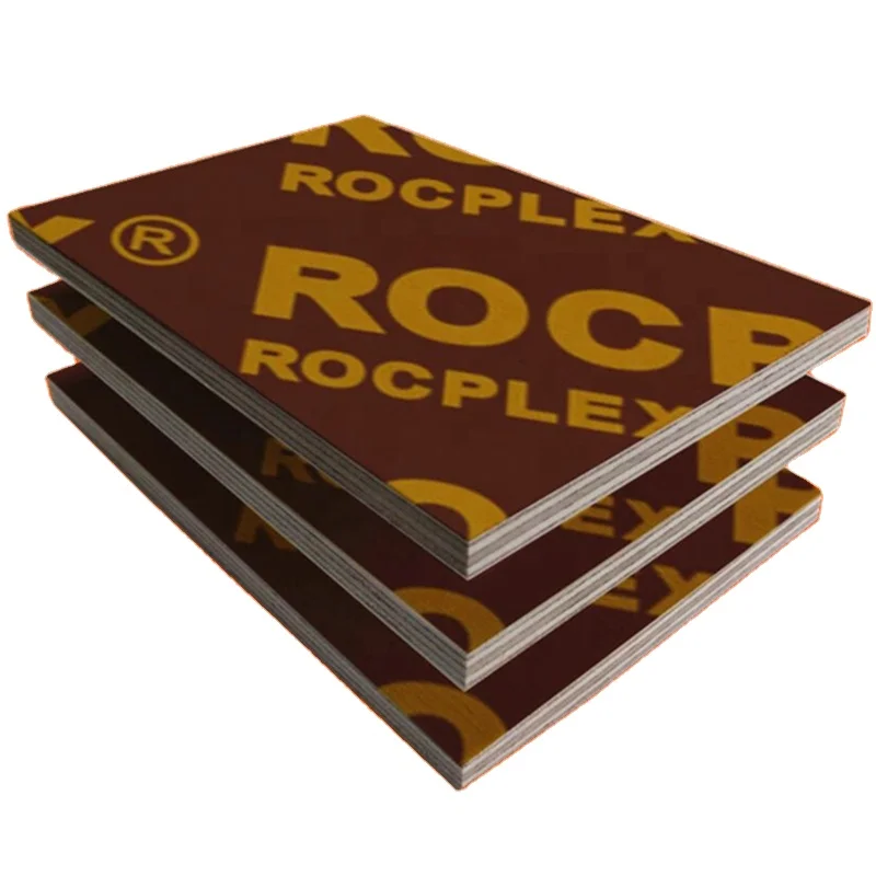 best price poplar 9mm rocplex film faced plywood for construction