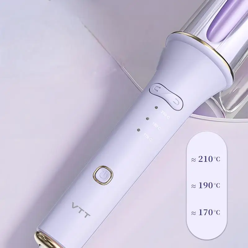 Intelligent Temperature Adjustment 10 Seconds Quick Heat Automatic Rotating Hair Curler