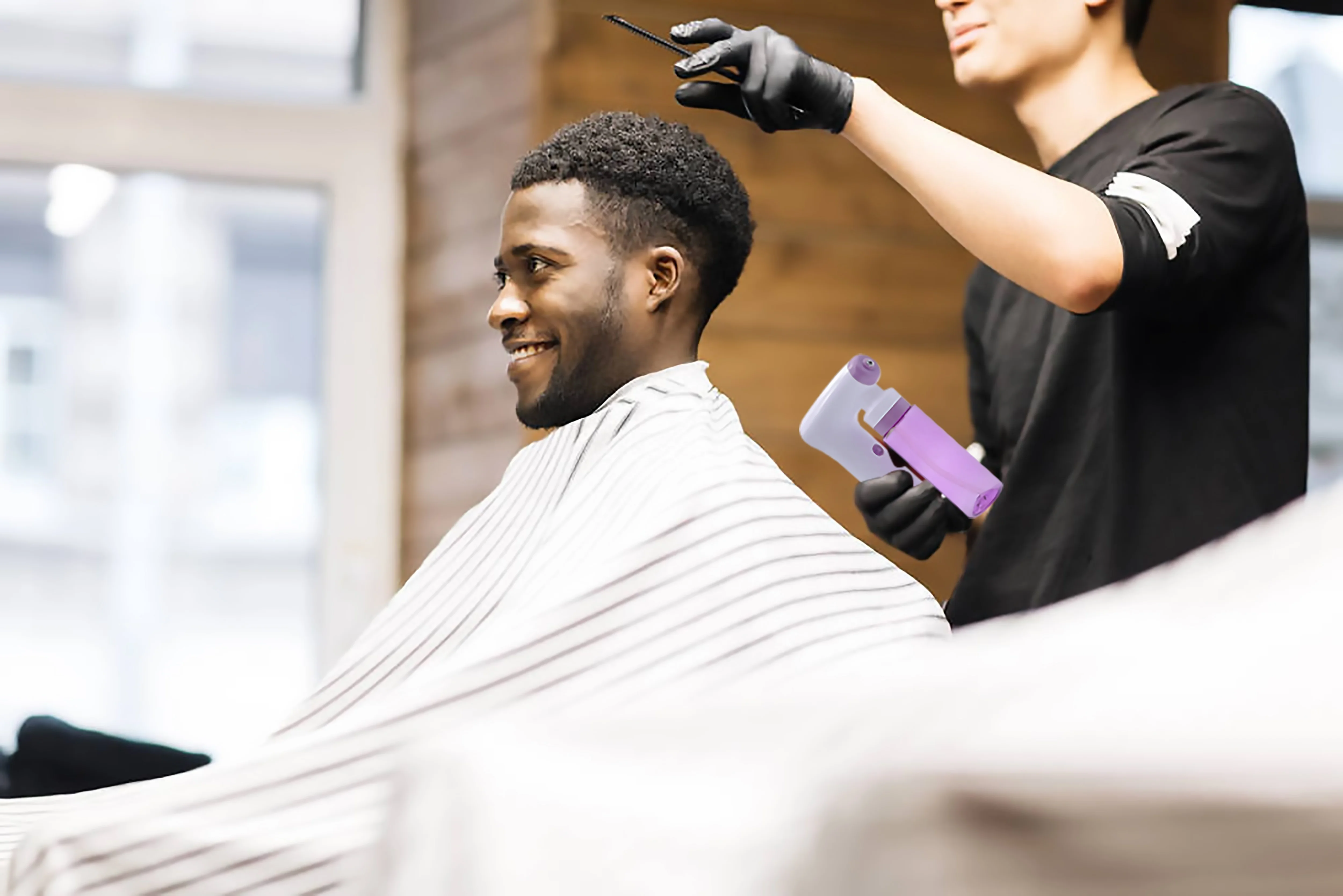 Salon Stylist Barber Nano Blue Light Aftershave Atomizer sprayer Gun for barbers