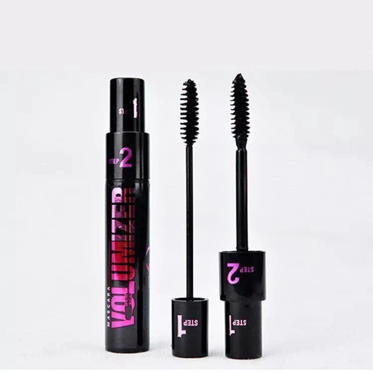 Hot Selling Private label Fast Delivery Stock Waterproof Long Lasting Volume Vegan 2 in 1 Lash Mascara