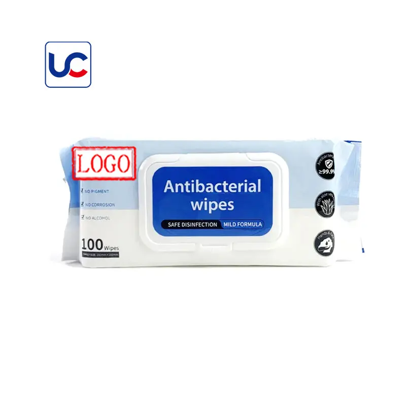 Disinfecting Alcohol Wet Wipes  Killing 99.9% Bacteria for Household Cleaning