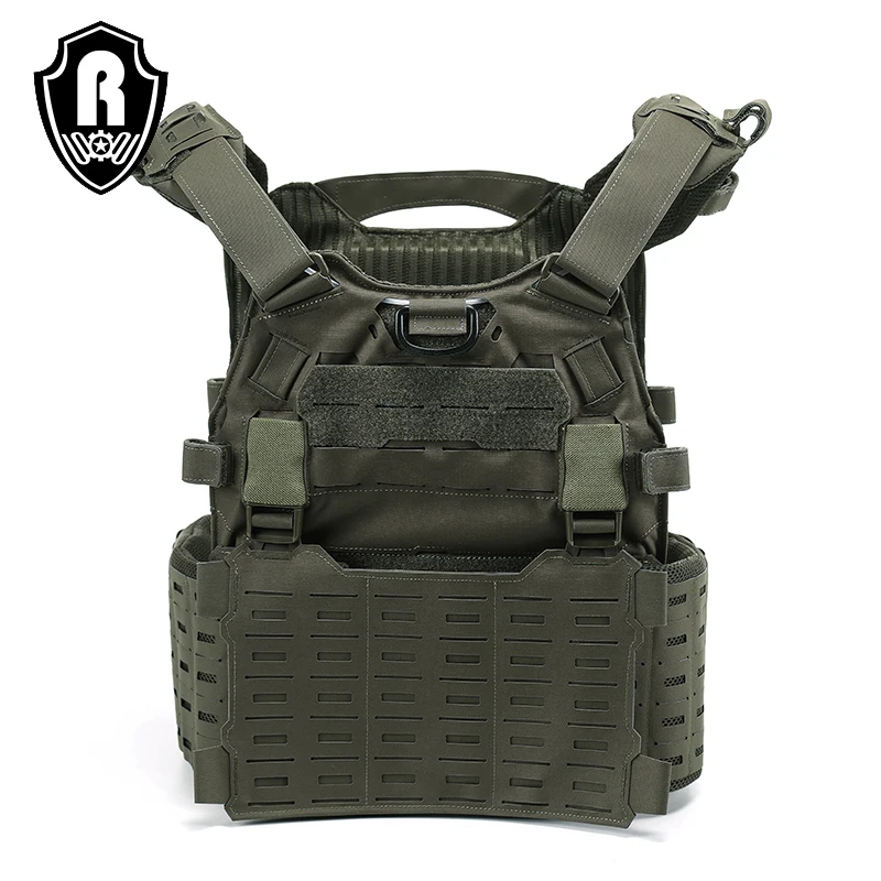 KIANG Light Weight Quick Release Combat Plate Carrier 500D Nylon Molle Chaleco Tactico Tactical Vest