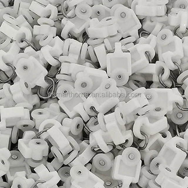 Wholesale Variety Straight Curtain Rail Accessories  Automatic Double Track Curtain Accessories  PE Plastic Curtain Track Runner