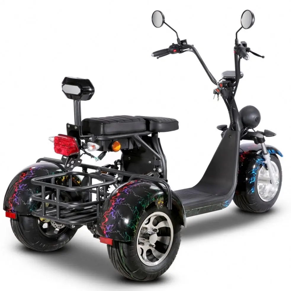 CP-3.2 EEC/COC certification removable battery three wheel electric tricycle Etrike  model