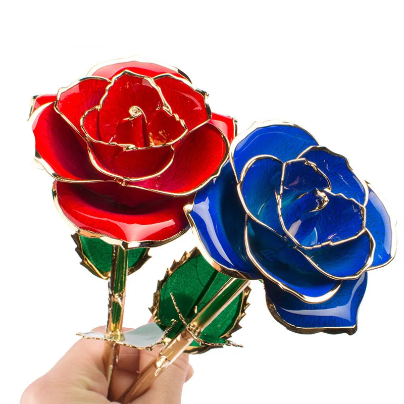 Best selling 24k gold plating rose Valentines Gift with gift box