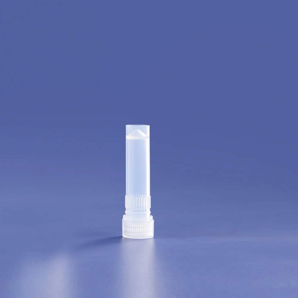 Laboratory 1ml Test Tubes Sterile Polypropylene Cryogenic Vials with Screw lids