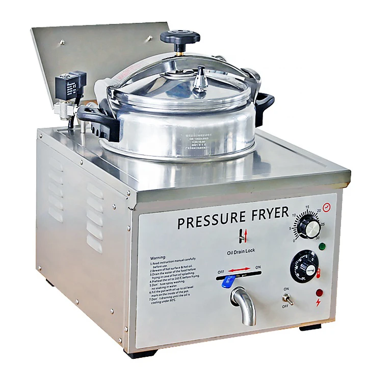 Professional Pressure Chicken Cooker Commercial Electric Pressure Chicken Deep Fryer