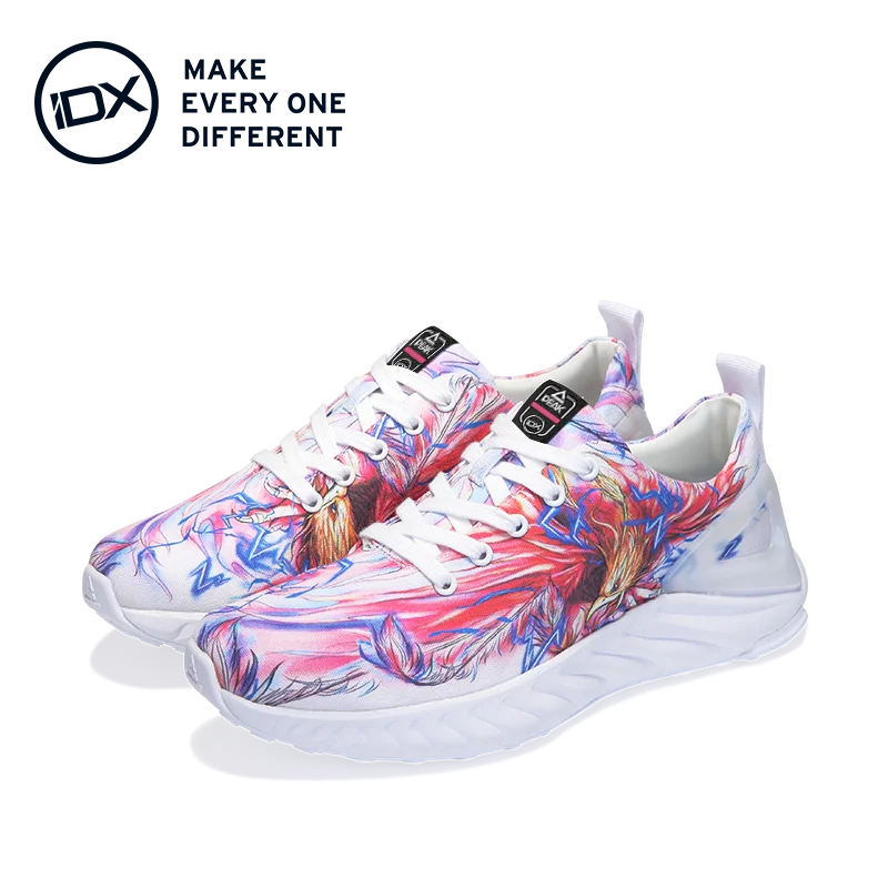 
2020 IDX Dynamic Trend Couple Graffiti Ladies Rubber Canvas Sports Shoes Men 