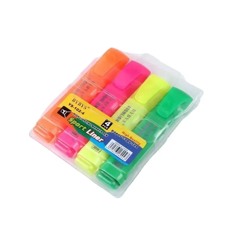 Highlighter to mark students with bright colors and  Office Design Customize Pen Marker Pen Highlighters set