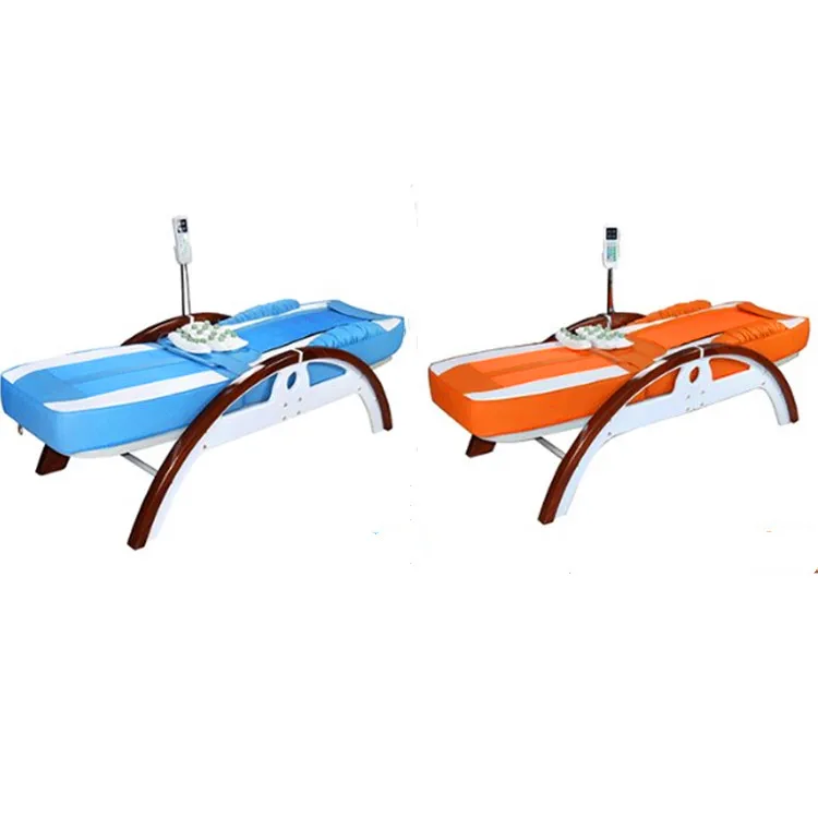 New design hot sale electric massage bed with jade roller