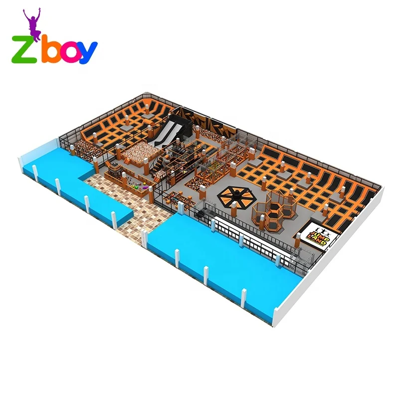 Activities Park Children Indoor Foam Pit Block Equipment Trampoline Parks For Sale