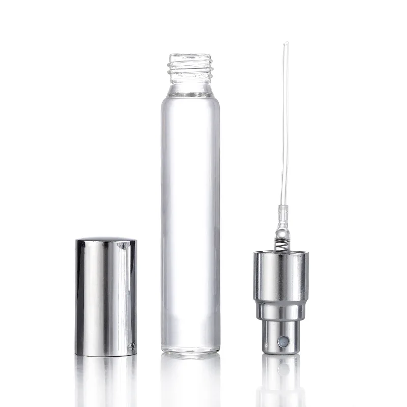 Travel-Size Cosmetic Glass Spray Bottles for Perfumes Clear round 5ml 8ml 10ml 15ml Perfume Bottles