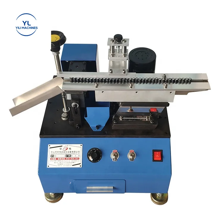 Hand PCB lead bulk capacitance shear pin machine,PCB redidtor cut, component lead forming machine