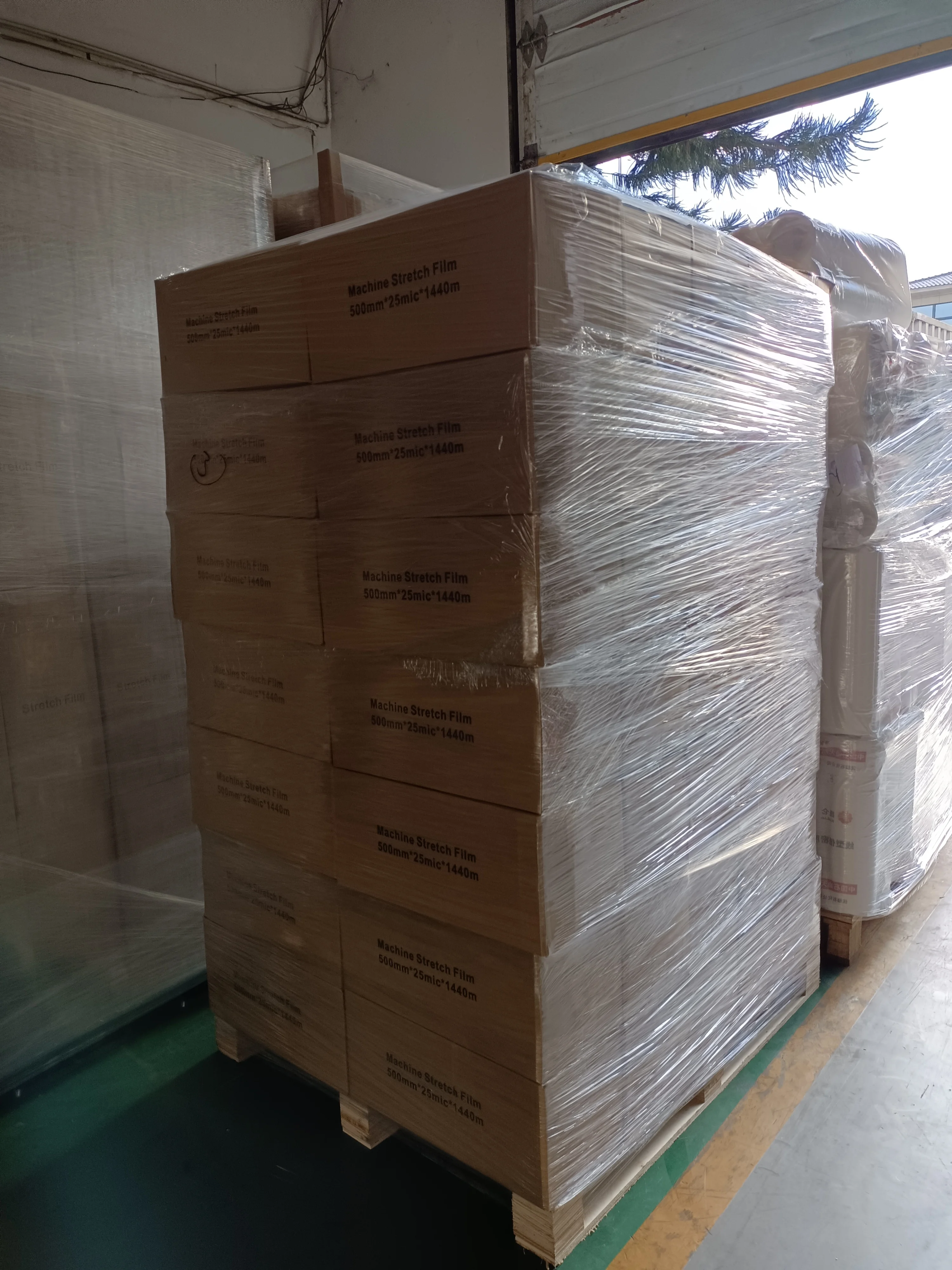 80ga by 1500ft hand wrap stretch pallet film