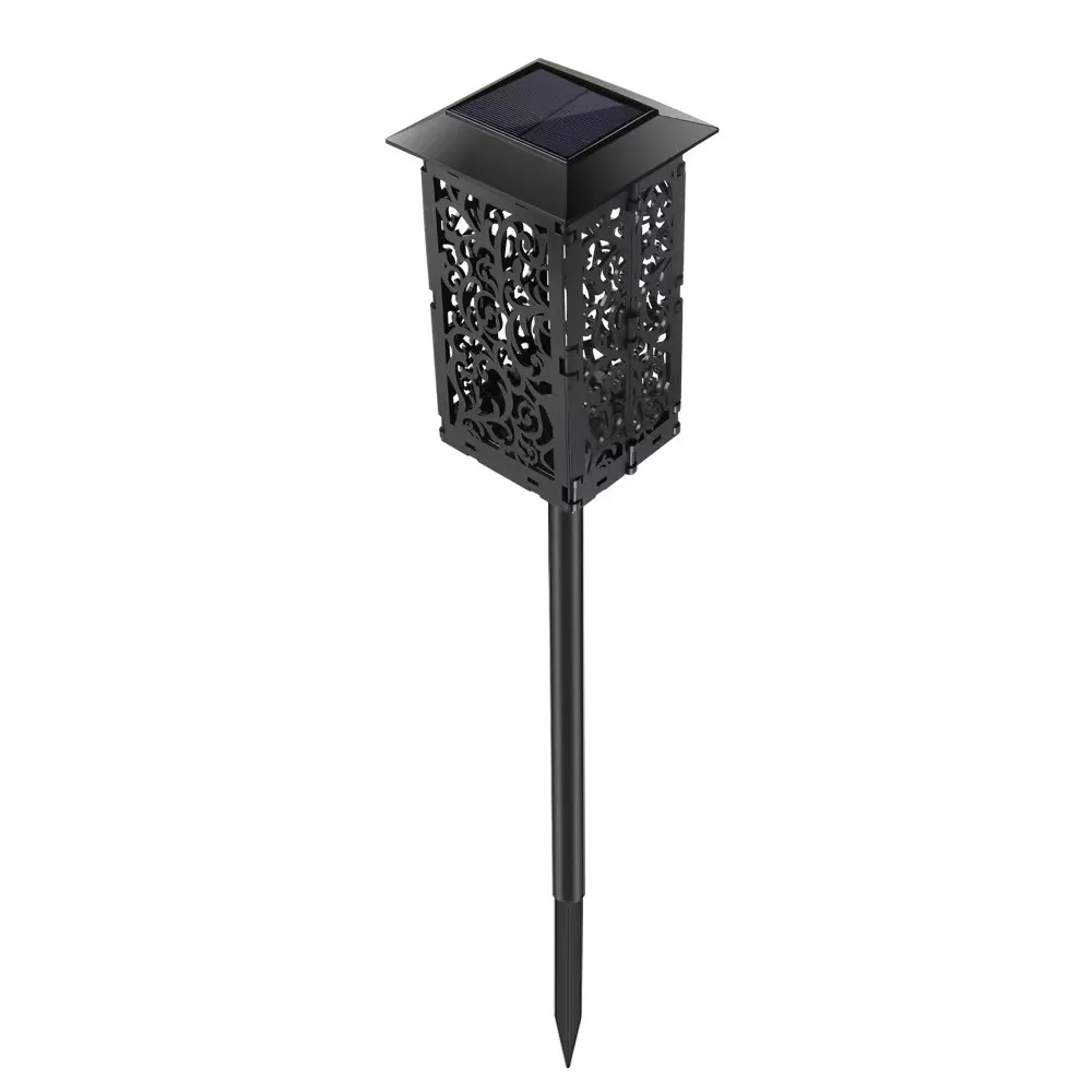 Hot selling solar outdoor aesthetic and creative square light control induction courtyard decorative lighting folding light