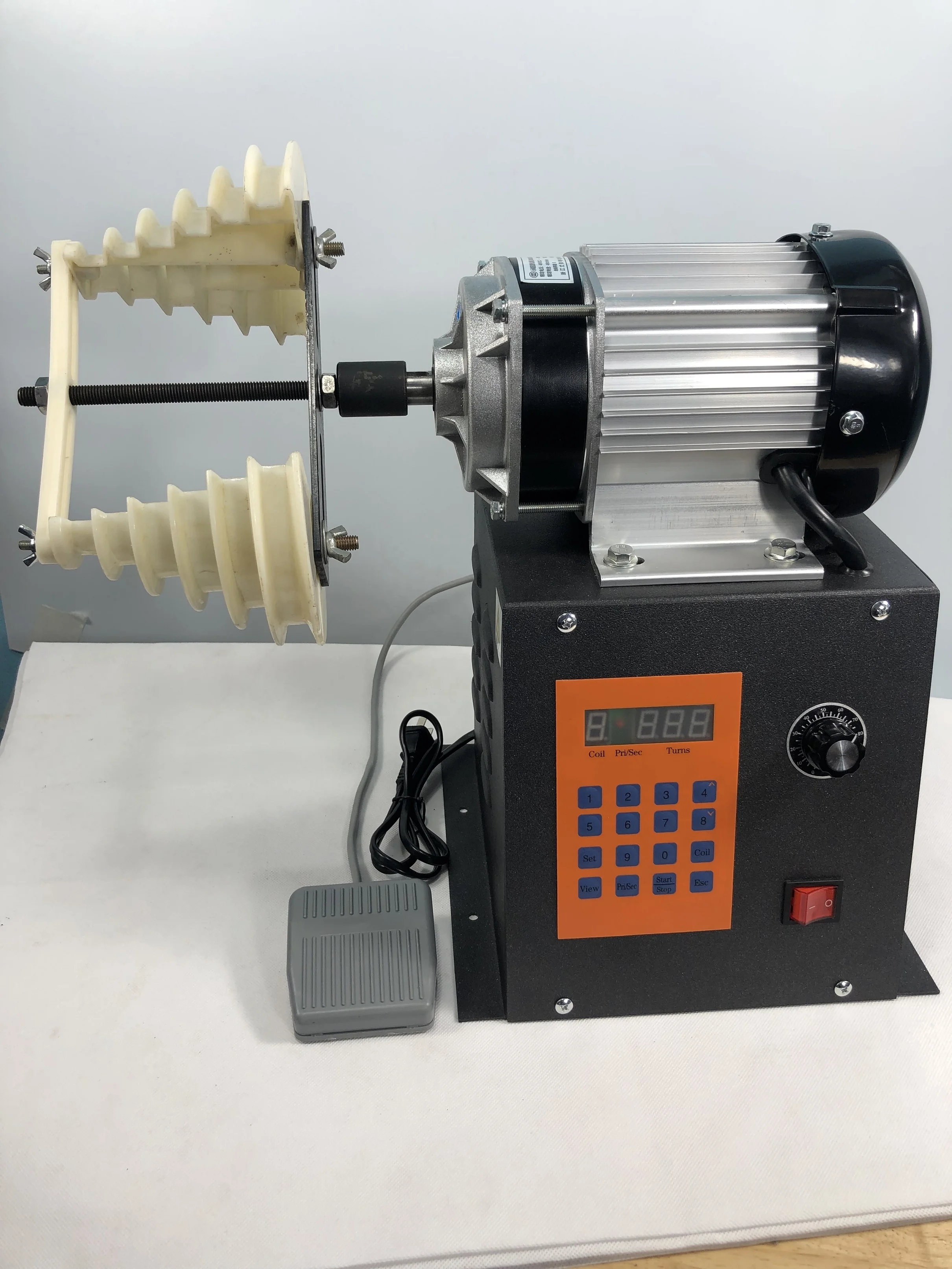 Electric Motor Winding Machine Automatic Winding Device With Chuck Adjustable Speed Automatic Winding Tool Automatic Coil Winder