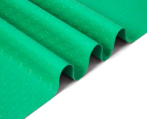 Black Wearable Coin Grip Anti Slip Pvc Flooring Garage Floor Mat For Warehouse