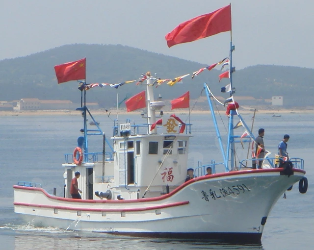 Grandsea 17.3m Steel and Fiberglass Material Commercial Fishing Boat Trawler Fishing Boat