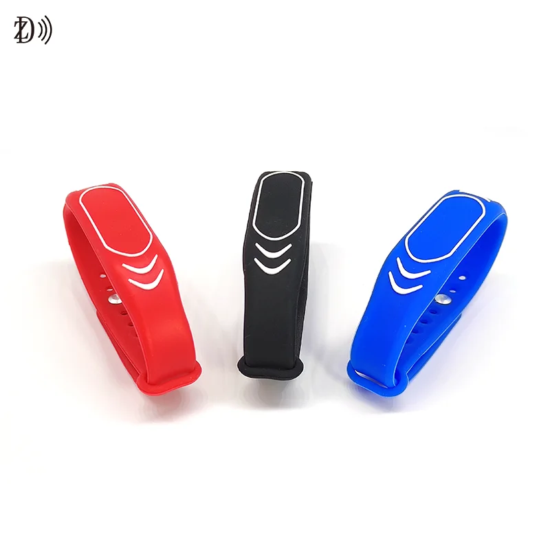 RFID Silicone Wristband Soft RFID 13.56 MHz Passive Cashless NTAG 213 NFC Bracelet