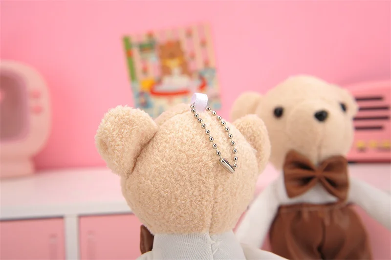 Little Bear 18cm Custom Keychain Teddy Bear Plush Toy Gift claw machine