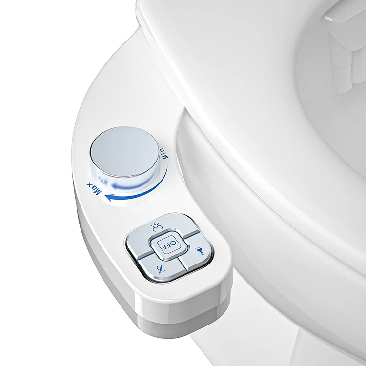 Good Price Mechanical Non-electric Bidet Toilet Seat Custom Retractable Dual Nozzle Bidet Attachment for Bathroom