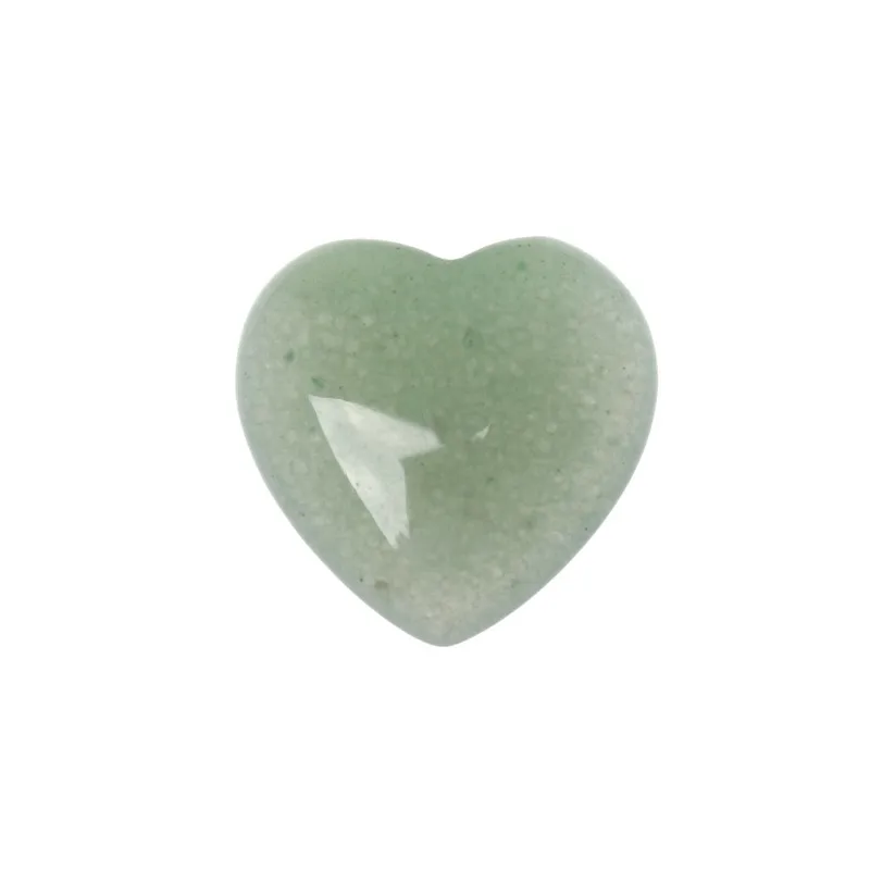 Custom size Natural Semi-precious Stone crystal craft heart shape stone for decoration