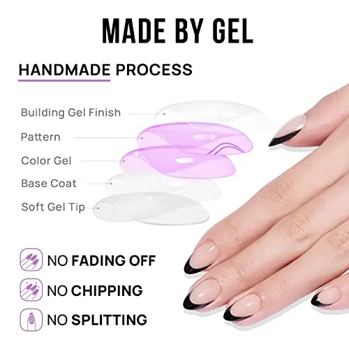 The Best Quality Reusable Press On Nails Customized Package Nails Artificial Fingernails False Glue On Nails Wholesale