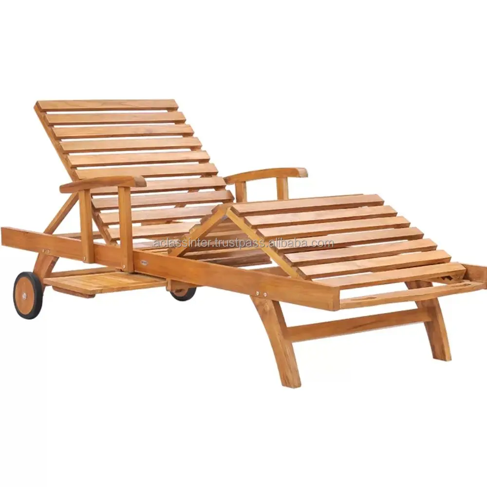 
Kartrman Lounger Teak Outdoor Wooden Teak Garden Furniture 