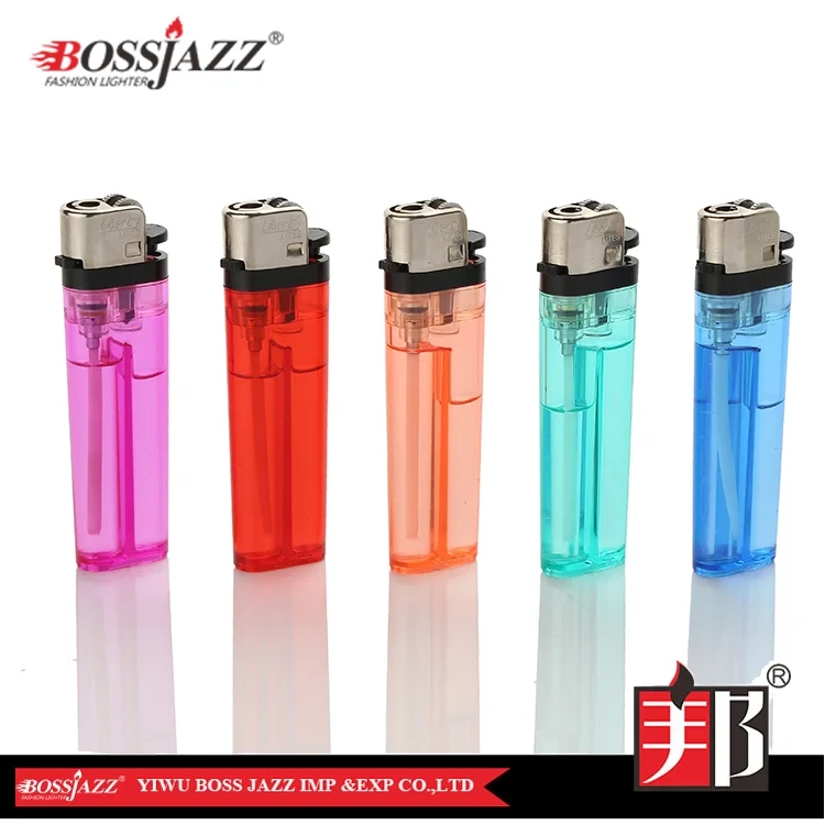 flint disposable butane plastic flame transparent cigarette classic lighter