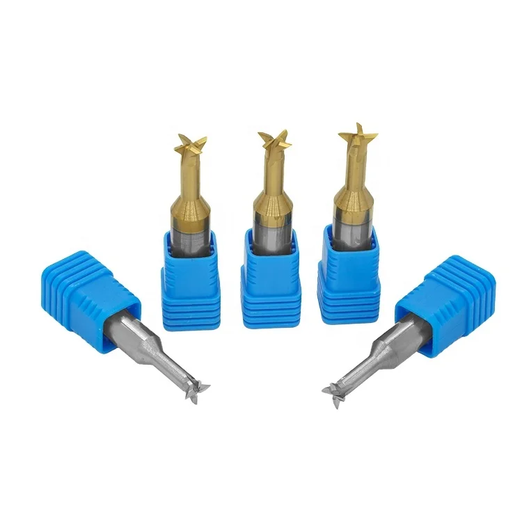 Customized Aluminum Dovetail Milling Cutter Face Milling Tungsten Carbide 65 Degree Dovetail End Mill Cutters