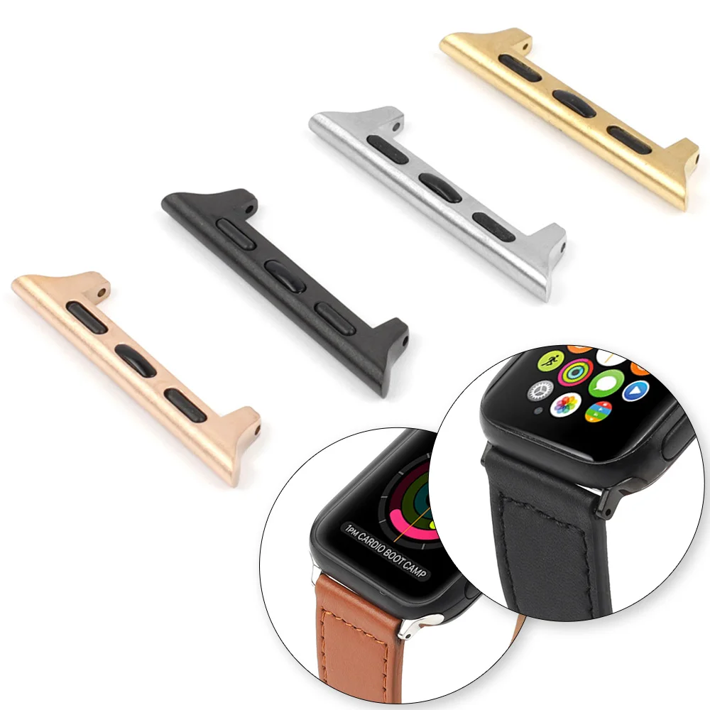 Соединитель адаптера для Apple Watch series 6 SE 5 4 3 2 band 44 мм 40 iwatch 42 38 аксессуары инструмент