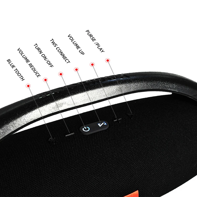 Big HORN PARTY BOX Boombox Portable Bocina Batterie Speaker Waterproof Original Wireless OME Factory Speaker boombox 2