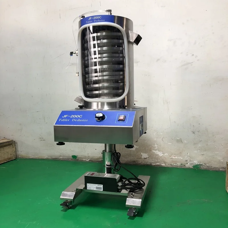 Tablet Deduster Tablet JF-200C Capsule Polishing Machine Capsule polisher Uphill Tablet Deduster