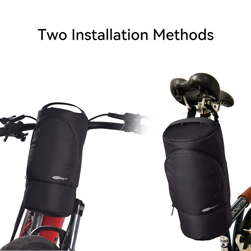 Custom 5.5L Polyester Travel Waterproof Touring Cycling Small Outdoor Bicycle Cycle Pouch Mountain Rear Bike Saddle Bag