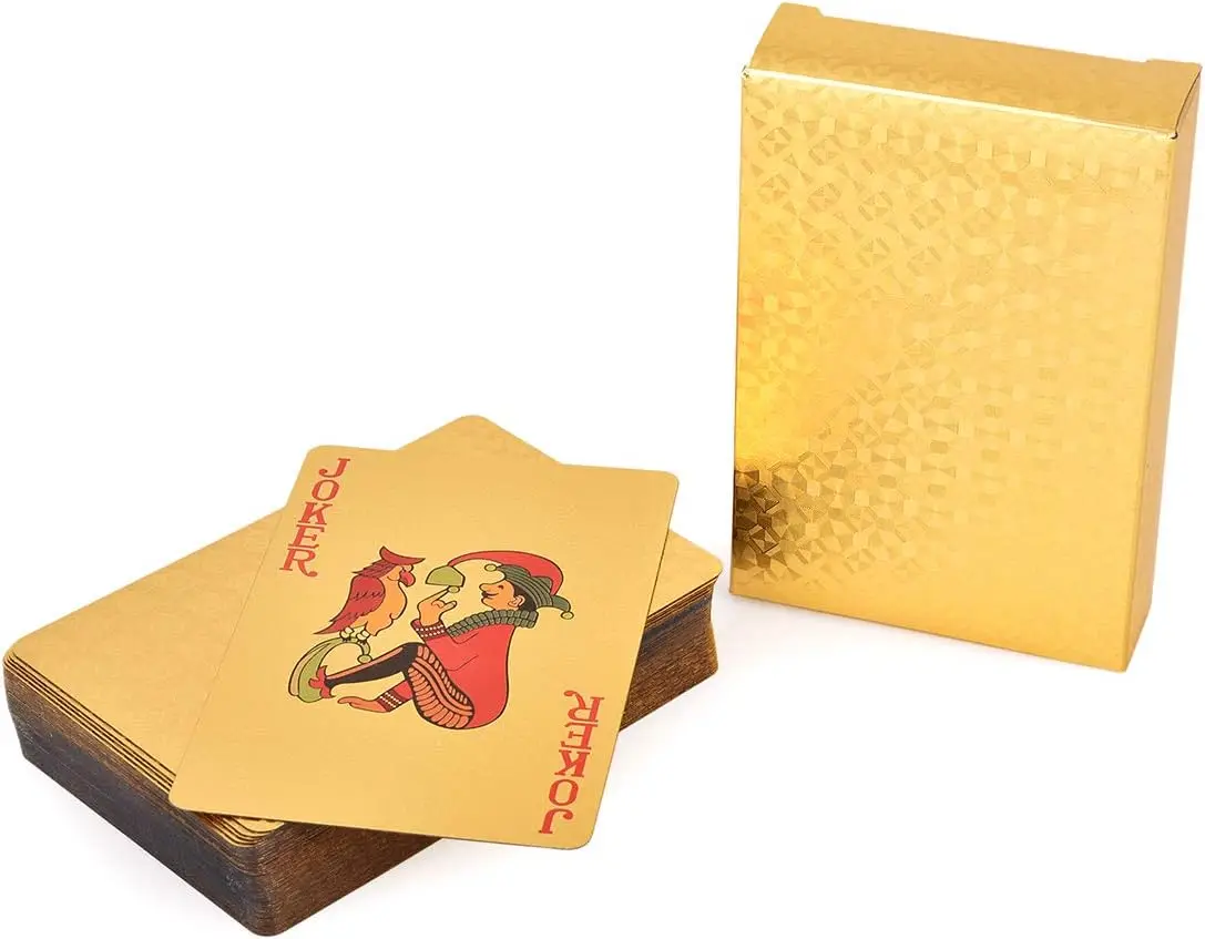 Custom Magic Trick Playing Cards Golden Play Poker Card card games for Adults indoor kids games