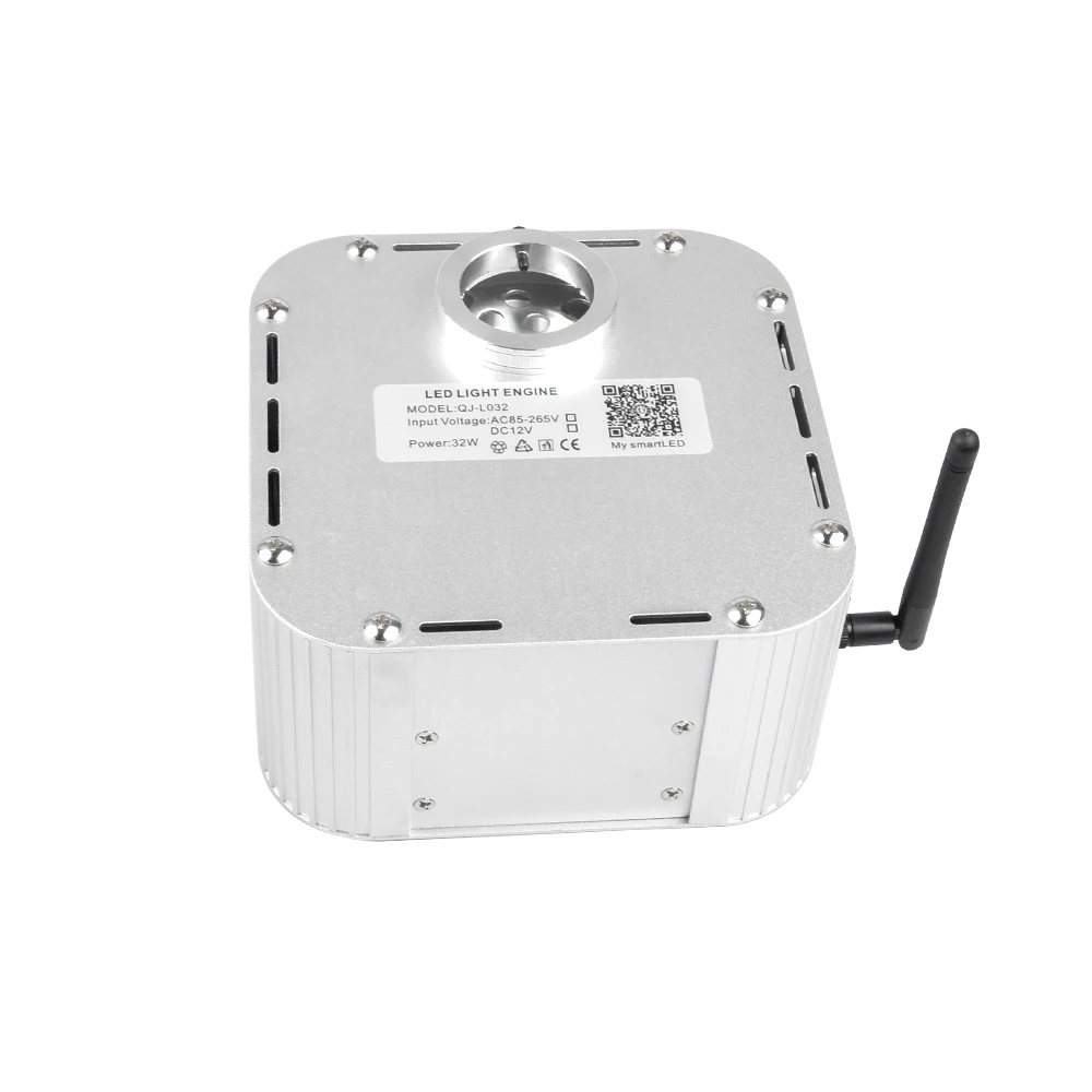 Мерцание 32 Вт RGBW Smart app волоконно-оптический двигатель звездное небо эффект потолочные светодиодные светильники для всех оптоволоконных кабелей