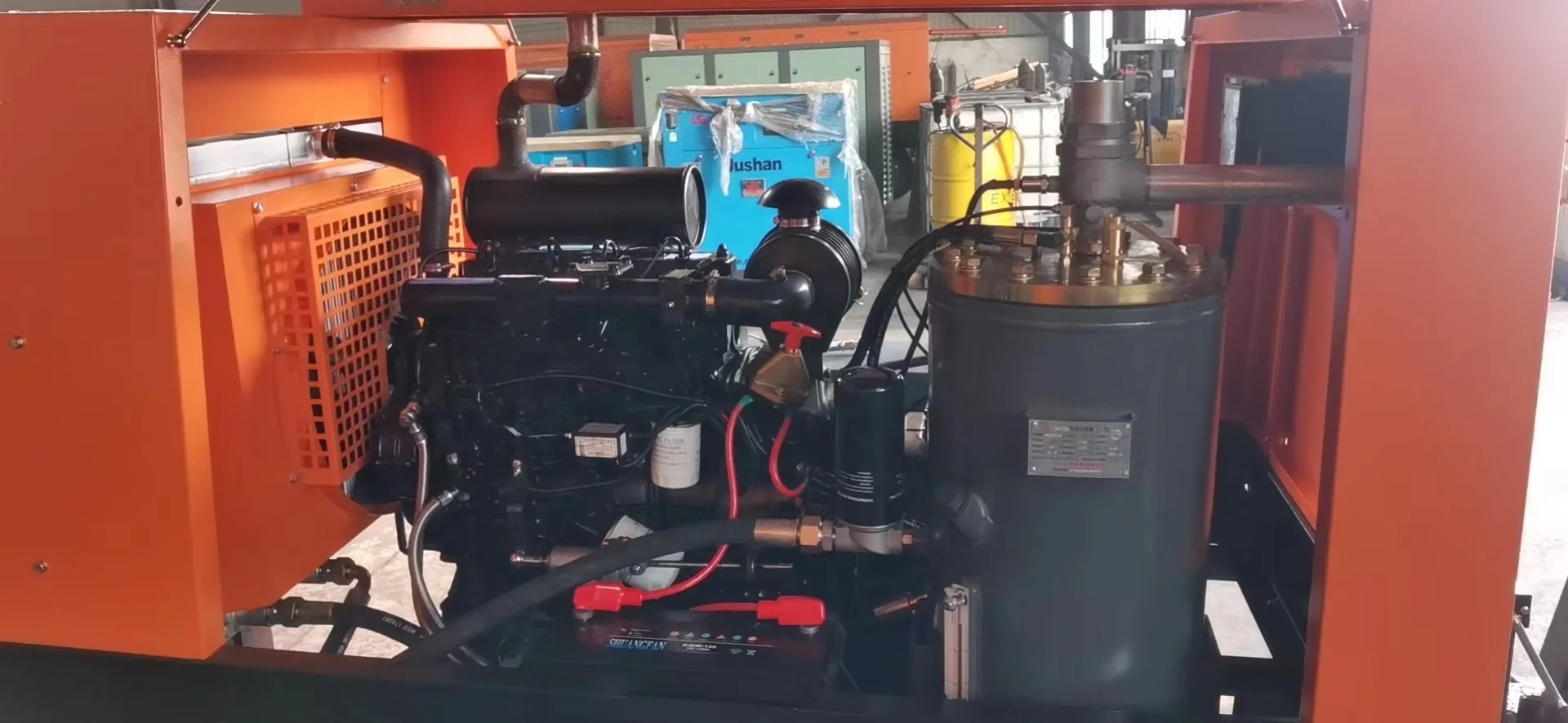Airstone 25 m3/min 13bar 14bar 22bar Diesel Engine Portable Screw Air Compressor For Mining Work And Jack Hammer