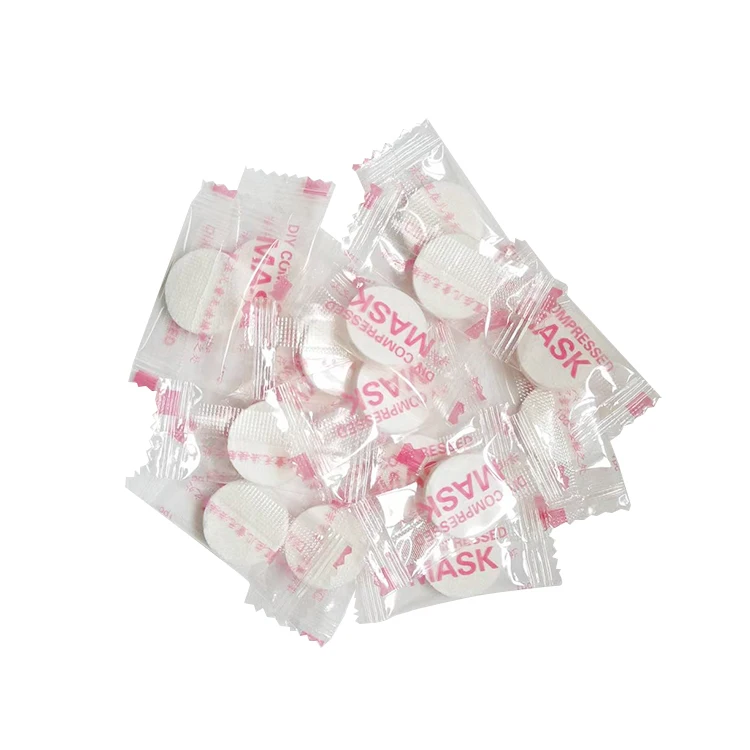 Beauty Cosmetic Pill Facial Mask Wholesale Natural Cotton Diy Compressed Sheet for