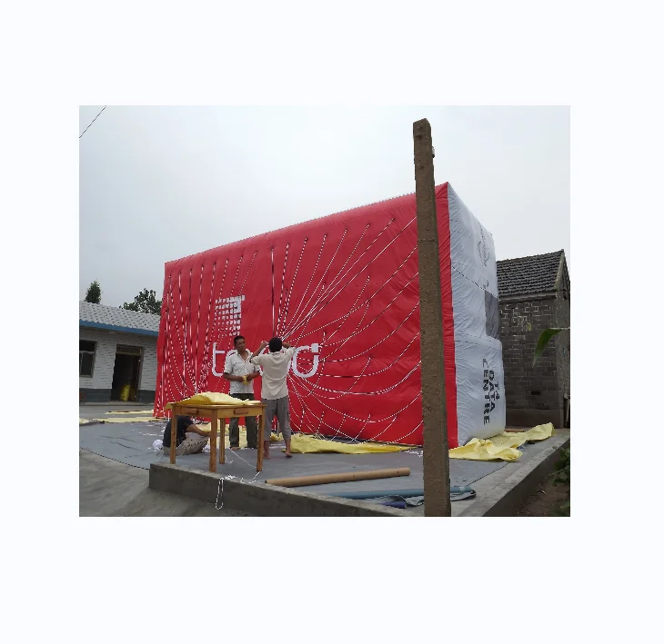 Waterproof PVC advertising blimp airship, inflatable helium tetherer aerostat for customized