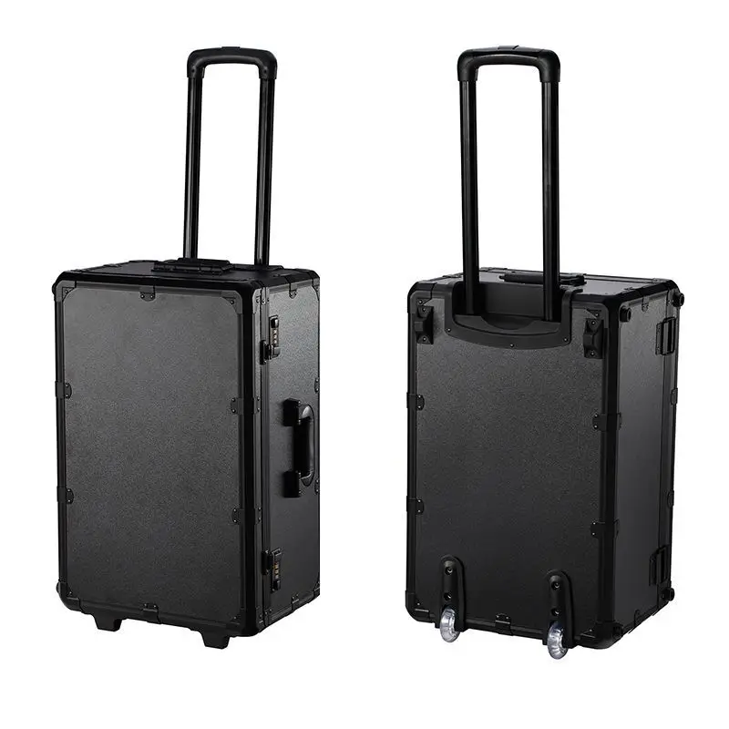 Professional Factory Aluminum Tool Case with Wheels and Handle