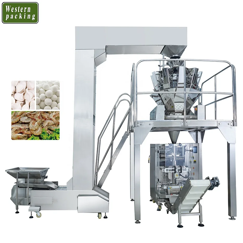 Multihead weigher packing machine/granule weighing packing machine for nut packing