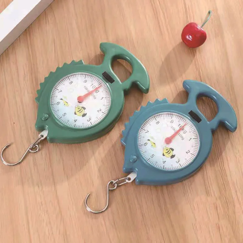 New Products Ideas 2024 Kitchen Accessories Portable Analog Weighing Scale, Fish-shaped Hanging balance kitchen weighing scales