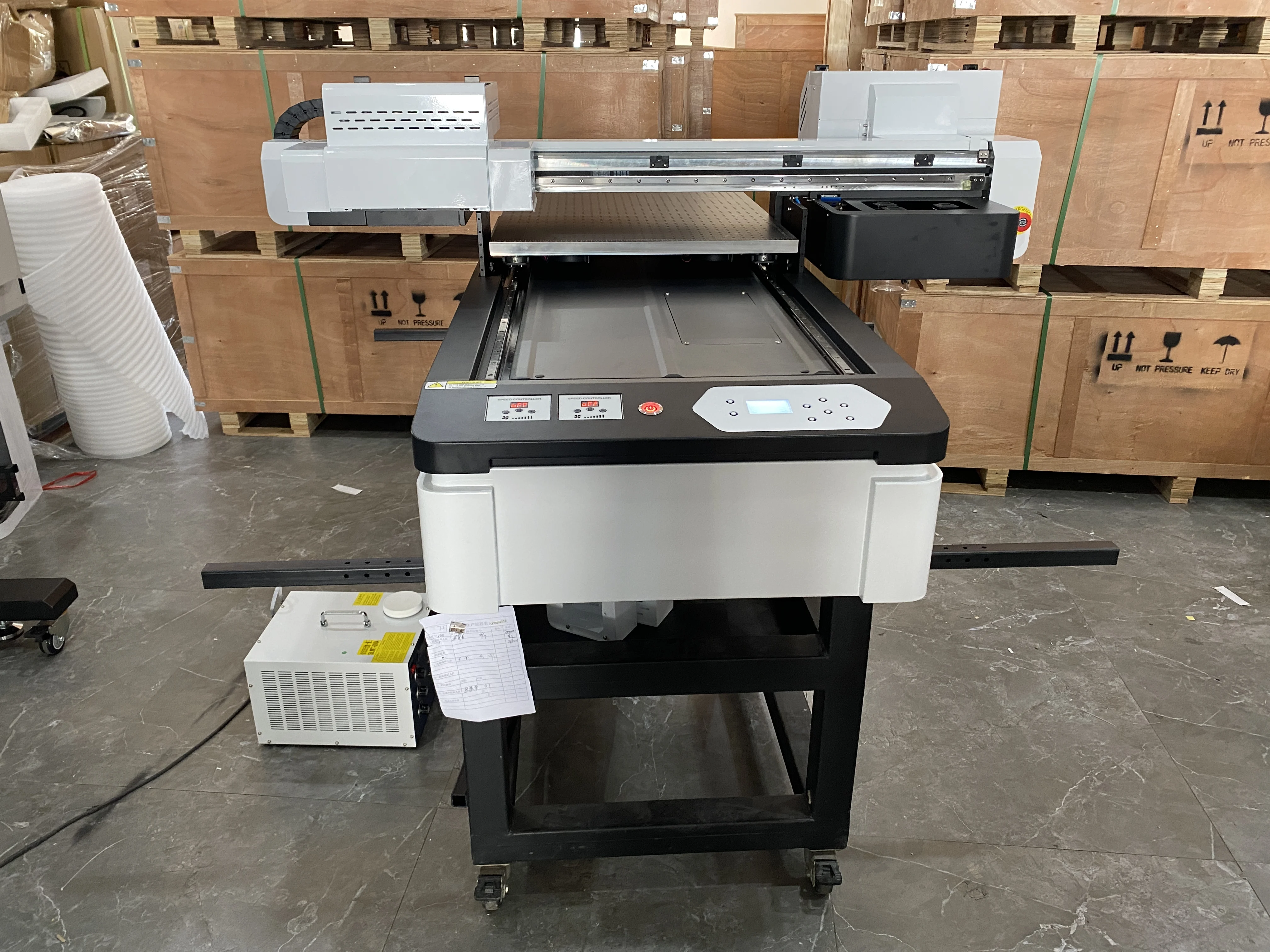 900*600MM UV printer multifunction LED light UV flatbed printer for Label Card Tube Phone Case printing machine