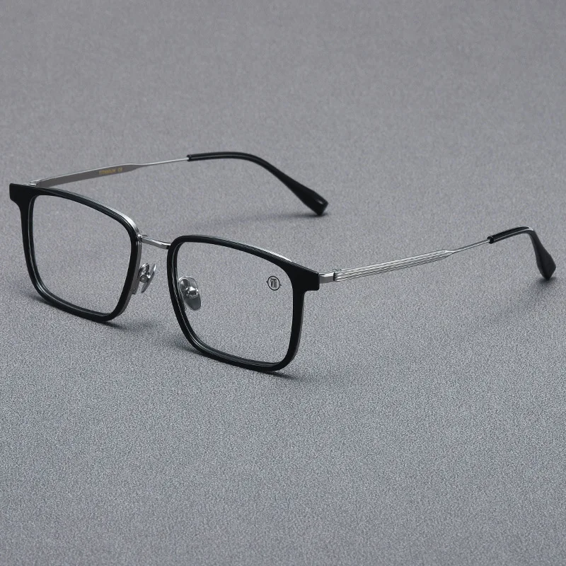 Berserk Royal Blue titanium frame eyewear acetate screw free design eyeglasses optical glasses frame for man and woman